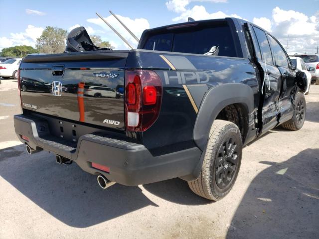 Photo 4 from auction – 2022 HONDA RIDGELINE with VIN 5FPYK3F84NB018688