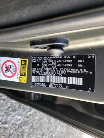 Photo 10 from auction – 2016 TOYOTA HIGHLANDER with VIN 5TDJKRFH0GS340241