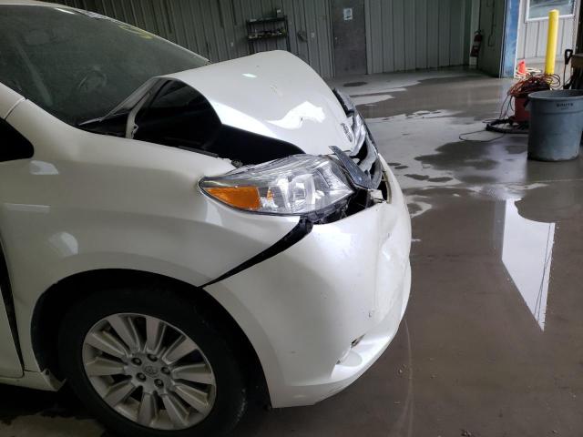 Photo 9 from auction – 2013 TOYOTA SIENNA XLE with VIN 5TDDK3DC2DS052704