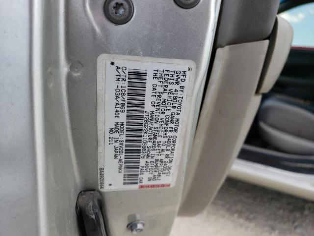 Photo 10 from auction – 2001 TOYOTA CAMRY CE with VIN JT2BG22K110598379