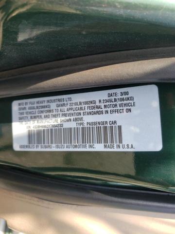 Photo 10 from auction – 2000 SUBARU LEGACY OUT with VIN 4S3BH6863Y7654233
