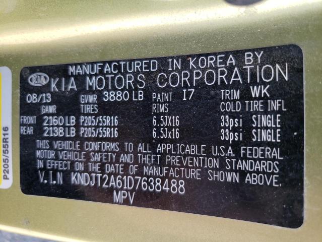 Photo 10 from auction – 2013 KIA SOUL + with VIN KNDJT2A61D7638488