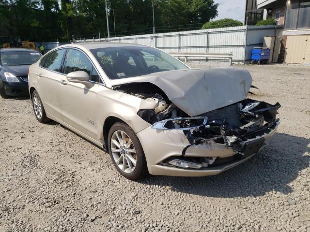 FORD FUSION SE 2017 with VIN 3FA6P0PUXHR211108 - Photo from auction