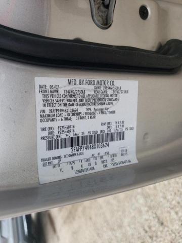 Photo 10 from auction – 2008 FORD CROWN VICT with VIN 2FAFP74V48X103624