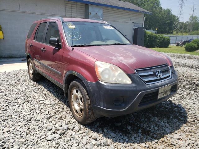 HONDA CR-V LX 2005 with VIN SHSRD68515U306494 - Photo from auction