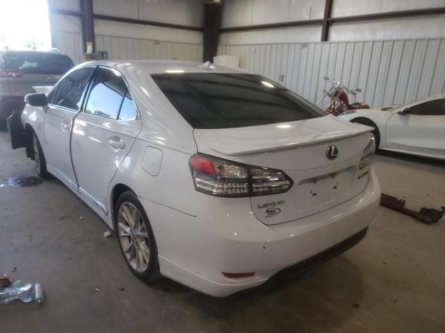 Photo 3 from auction – 2010 LEXUS HS250H with VIN JTHBB1BA5A2008873