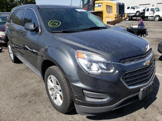 CHEVROLET EQUINOX LS 2017 with VIN 2GNFLEEK5H6191420 - Photo from auction