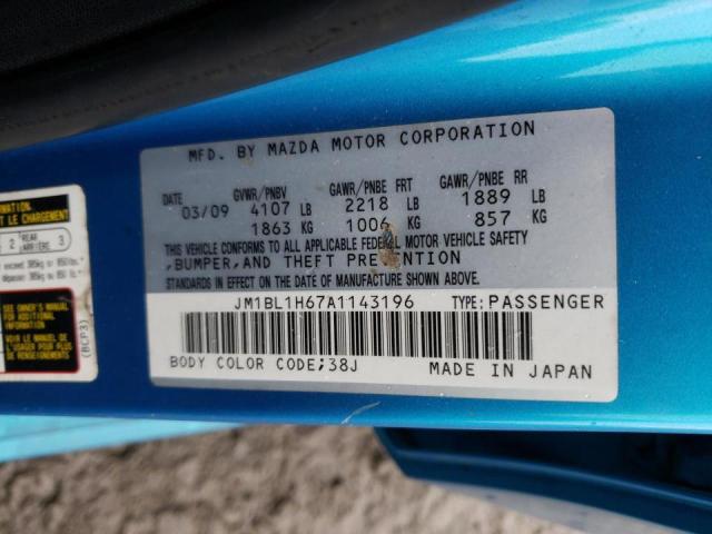 Photo 10 from auction – 2010 MAZDA 3 S with VIN JM1BL1H67A1143196