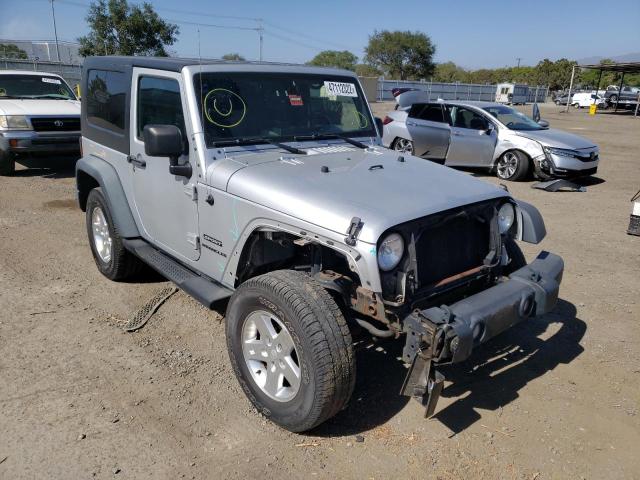 JEEP WRANGLER S 2010 with VIN 1J4AA2D12AL215633 - Photo from auction