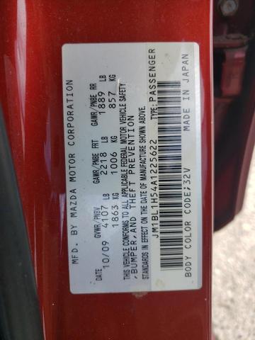 Photo 10 from auction – 2010 MAZDA 3 S with VIN JM1BL1H54A1225622