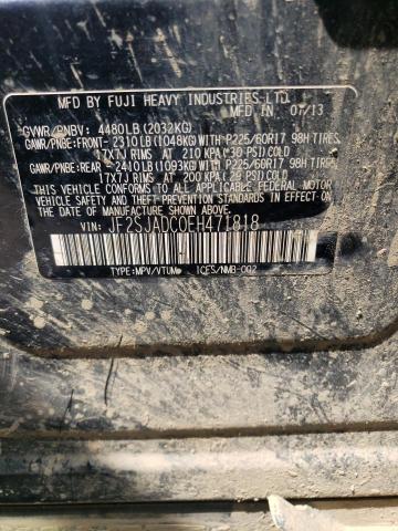 Photo 10 from auction – 2014 SUBARU FORESTER 2 with VIN JF2SJADC0EH471818