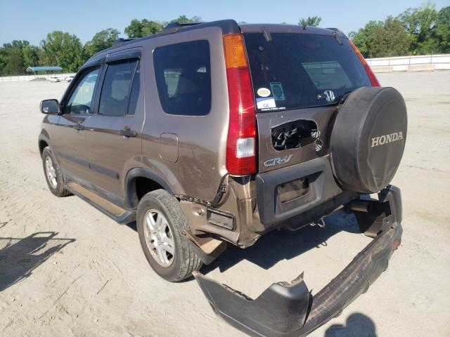 Photo 3 from auction – 2002 HONDA CR-V EX with VIN JHLRD78842C012574