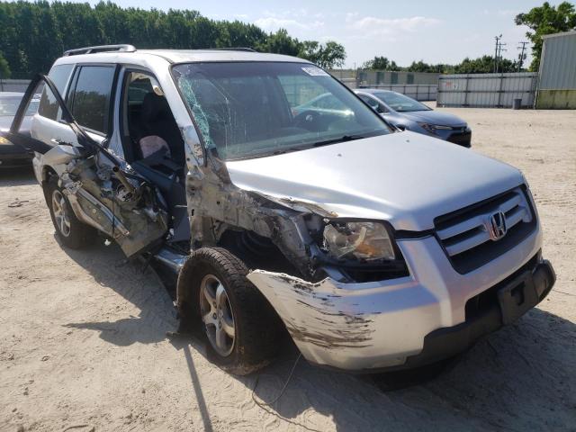 HONDA PILOT EX 2006 with VIN 5FNYF287X6B011354 - Photo from auction