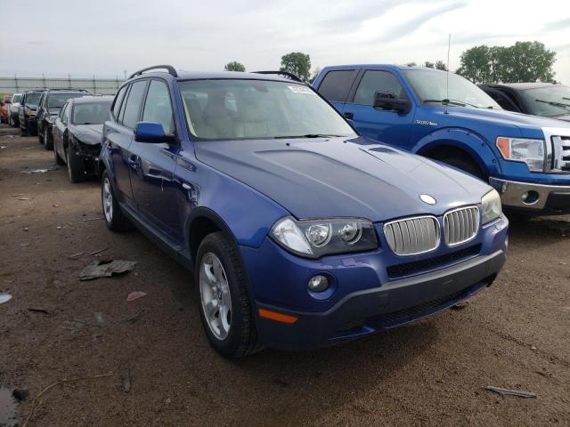 BMW X3 3.0SI 2007 with VIN WBXPC934X7WF04559 - Photo from auction