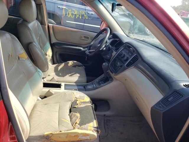Photo 5 from auction – 2002 TOYOTA HIGHLANDER with VIN JTEGF21A820052961