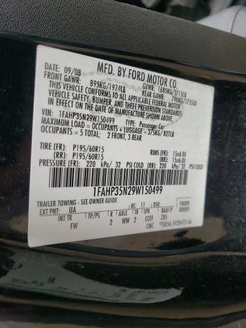 Photo 10 from auction – 2009 FORD FOCUS SE with VIN 1FAHP35N29W150499