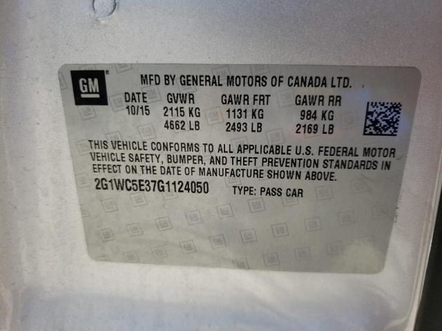 Photo 10 from auction – 2016 CHEVROLET IMPALA LIM with VIN 2G1WC5E37G1124050