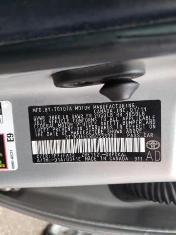 Foto 10 de la subasta – 2011 TOYOTA COROLLA MA con VIN 2T1KU4EE8BC555330