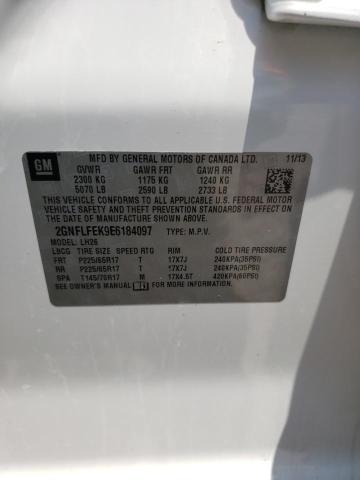 Photo 10 from auction – 2014 CHEVROLET EQUINOX LT with VIN 2GNFLFEK9E6184097