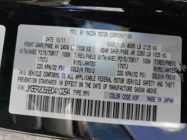 Photo 10 from auction – 2011 MAZDA CX-7 with VIN JM3ER2C58B0410294