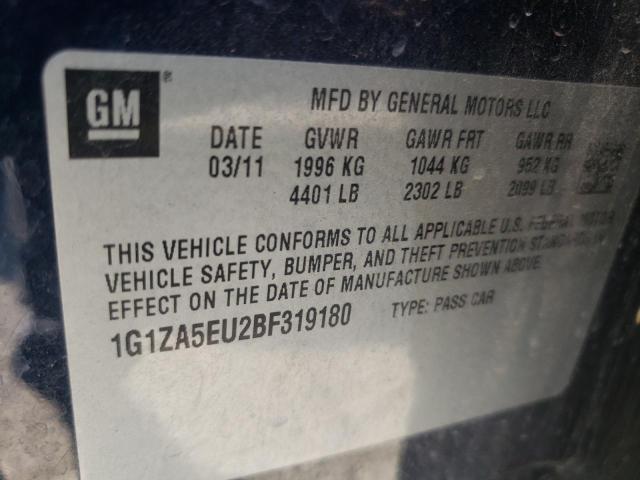 Photo 10 from auction – 2011 CHEVROLET MALIBU LS with VIN 1G1ZA5EU2BF319180