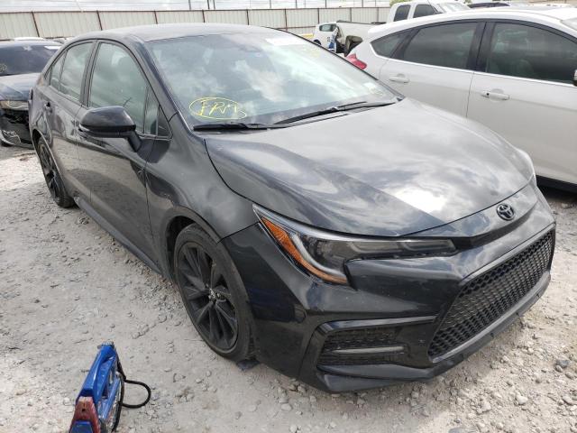 TOYOTA COROLLA SE 2021 with VIN 5YFS4MCE3MP080370 - Photo from auction
