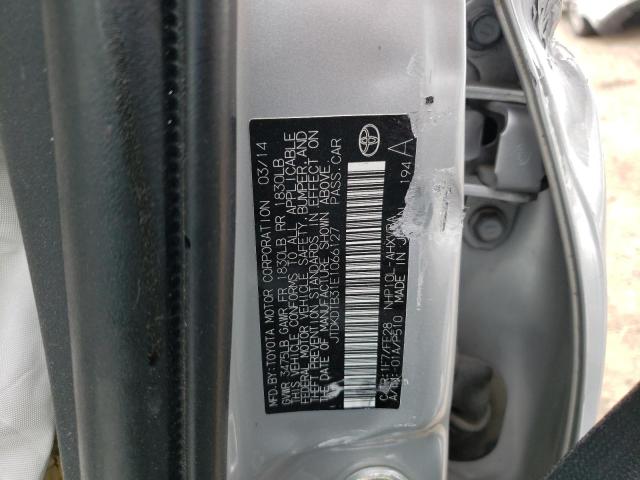 Photo 10 from auction – 2014 TOYOTA PRIUS C with VIN JTDKDTB31E1066127