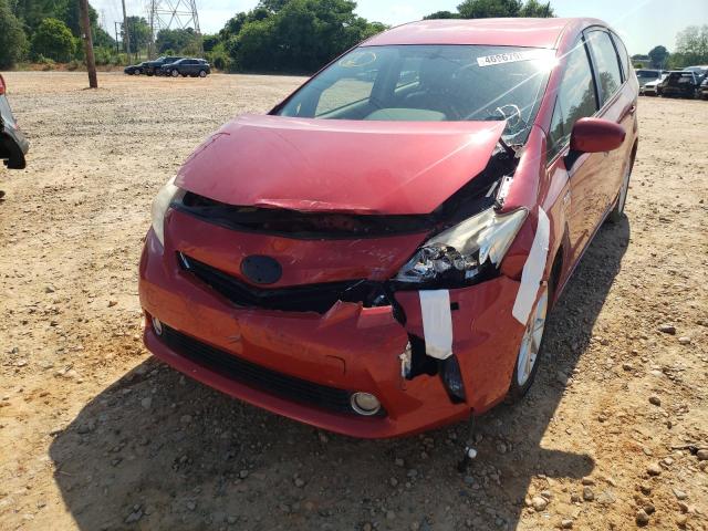 Photo 9 from auction – 2013 TOYOTA PRIUS V with VIN JTDZN3EU3D3217844