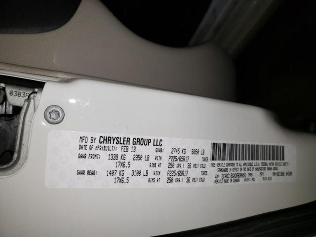 Photo 10 from auction – 2013 CHRYSLER TOWN & COU with VIN 2C4RC1BGXDR690091