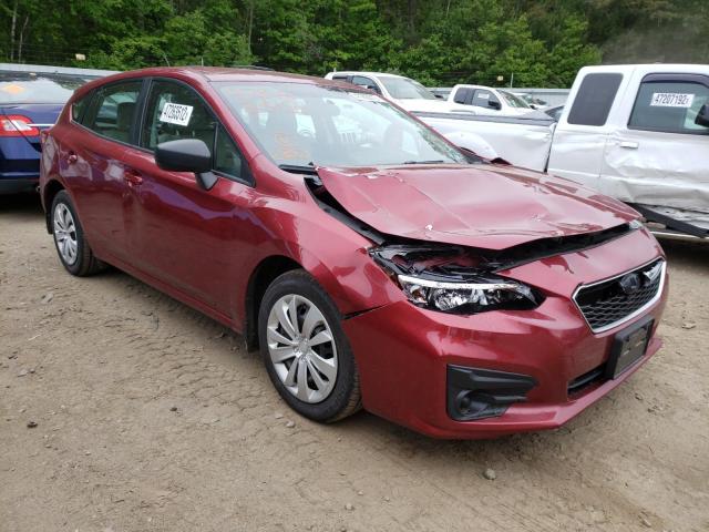 SUBARU IMPREZA 2018 with VIN 4S3GTAA62J3734895 - Photo from auction