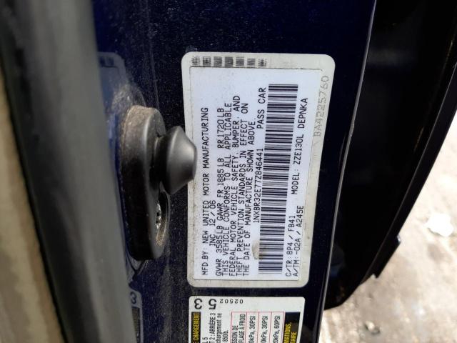 Photo 10 from auction – 2007 TOYOTA COROLLA with VIN 1NXBR32E77Z846441