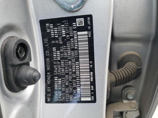 Photo 10 from auction – 2018 HONDA CIVIC EX with VIN JHMFC1F31JX033878