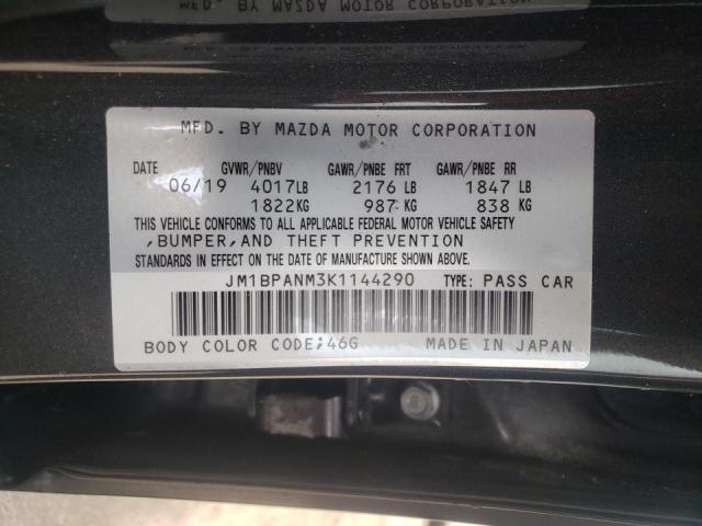 Photo 10 from auction – 2019 MAZDA 3 PREMIUM with VIN JM1BPANM3K1144290