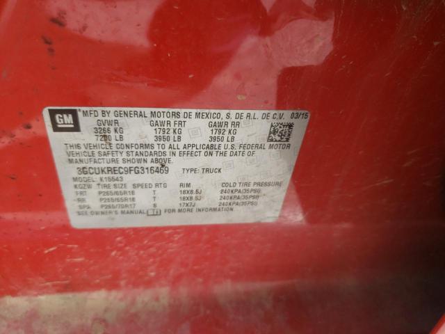 Photo 10 from auction – 2015 CHEVROLET SILVERADO with VIN 3GCUKREC9FG316469