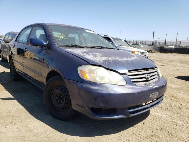 TOYOTA COROLLA CE 2003 with VIN 1NXBR32E73Z061153 - Photo from auction