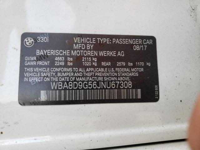 Zdjęcie 10 z aukcji – 2018 BMW 330 XI z VIN WBA8D9G56JNU67308