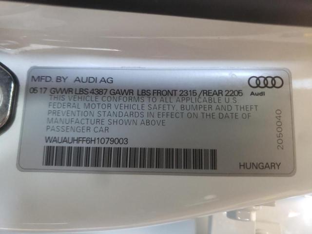 Zdjęcie 10 z aukcji – 2017 AUDI A3 PREMIUM z VIN WAUAUHFF6H1079003