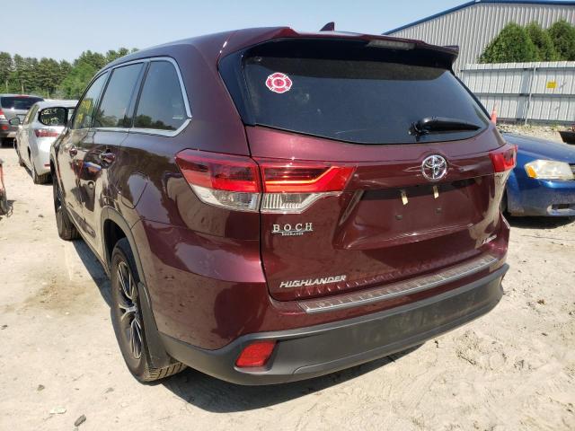 Photo 3 from auction – 2019 TOYOTA HIGHLANDER with VIN 5TDBZRFH4KS990201