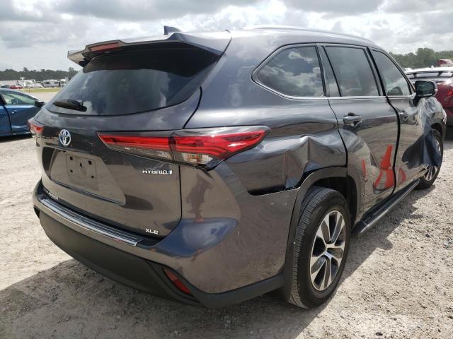 Photo 4 from auction – 2021 TOYOTA HIGHLANDER with VIN 5TDGARAH3MS007676