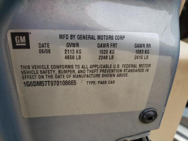 Photo 10 from auction – 2007 CADILLAC CTS with VIN 1G6DM57T970108665