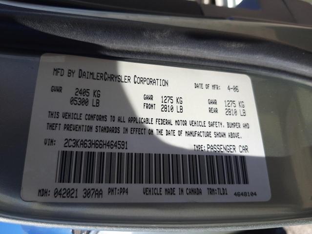 Photo 10 from auction – 2006 CHRYSLER 300 C with VIN 2C3KA63H66H464591