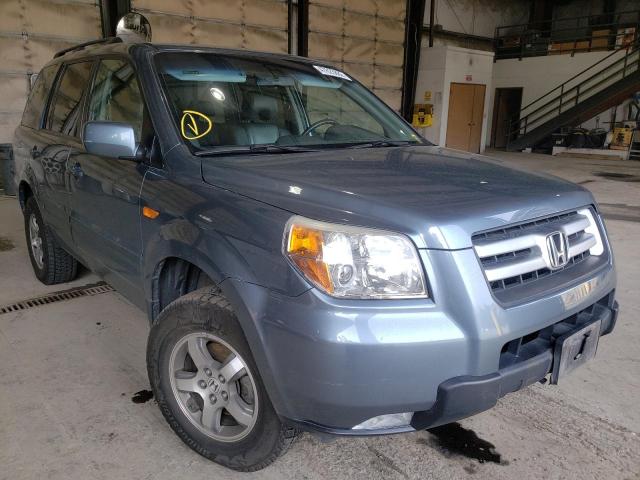 Photo 1 from auction – 2007 HONDA PILOT EXL with VIN 2HKYF18747H522667