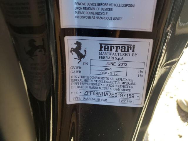 Photo 10 from auction – 2014 FERRARI 458 SPIDER with VIN ZFF68NHA2E0197159