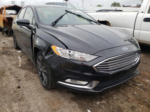 FORD FUSION SE 2018 with VIN 3FA6P0LU4JR116054 - Photo from auction