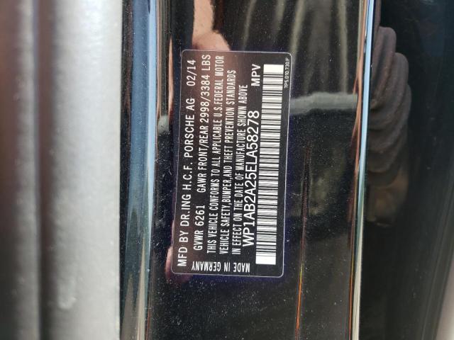 Photo 10 from auction – 2014 PORSCHE CAYENNE S with VIN WP1AB2A25ELA58278