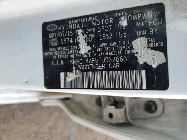 Photo 10 from auction – 2015 HYUNDAI ACCENT GLS with VIN KMHCT4AE5FU932665