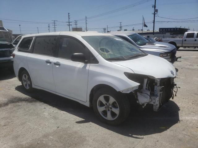 TOYOTA SIENNA L 2018 with VIN 5TDZZ3DC5JS938593 - Photo from auction