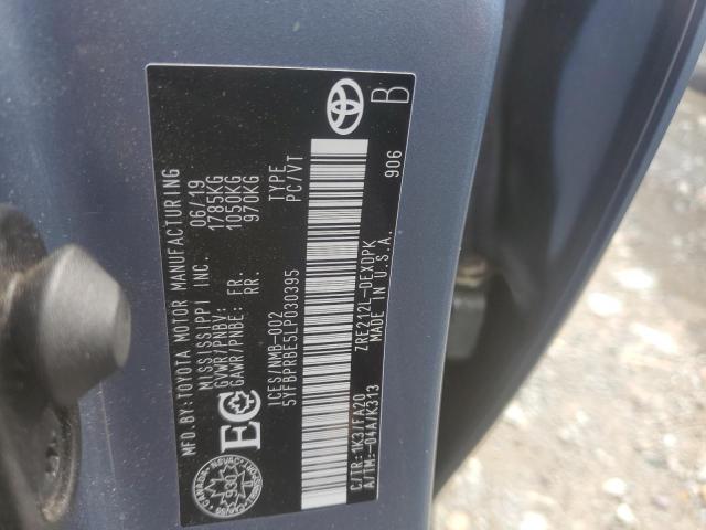 Photo 10 from auction – 2020 TOYOTA COROLLA LE with VIN 5YFBPRBE5LP030395