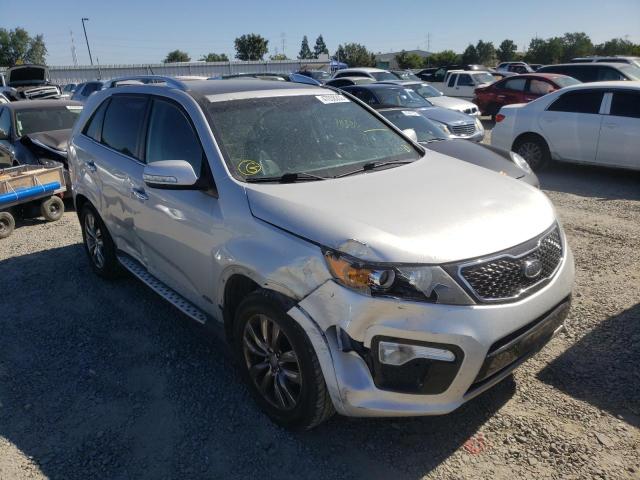KIA SORENTO SX 2013 with VIN 5XYKWDA29DG342755 - Photo from auction