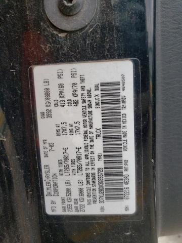 Photo 10 from auction – 2003 DODGE RAM 2500 S with VIN 3D7KU28DX3G855729